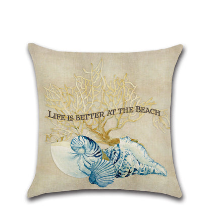 Conch pillow cover cushion cover