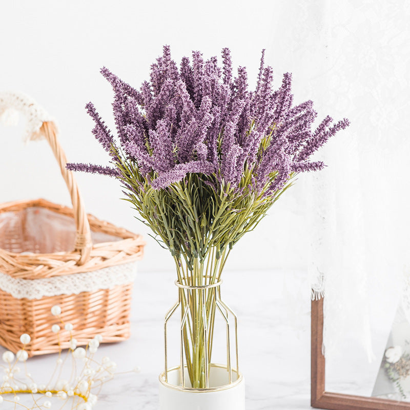 Artificial Wheat Ear Lavender Plant Home Decoration Handicraft