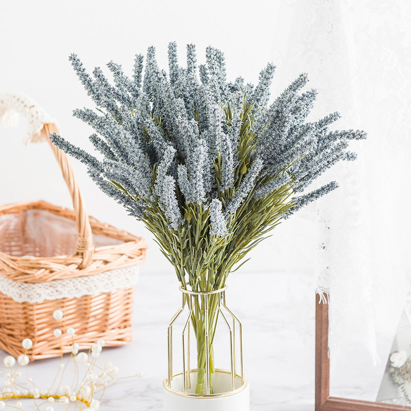 Artificial Wheat Ear Lavender Plant Home Decoration Handicraft