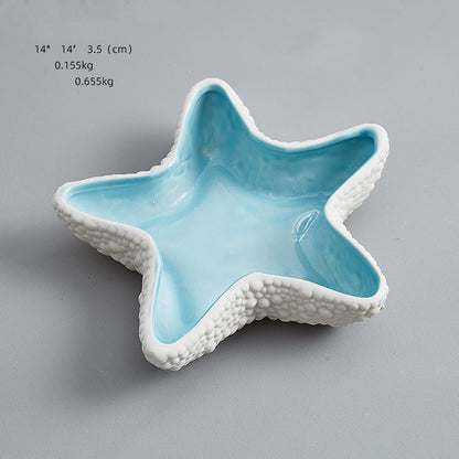 Cute Conch Dish Earrings Ring Jewelry Dish Decoration Tray