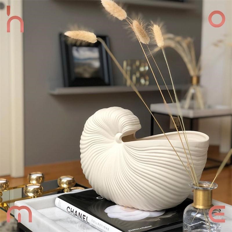 Conch Simple Vase Flower Modern TV Decoration Nordic Minimalist Style Home Decoration