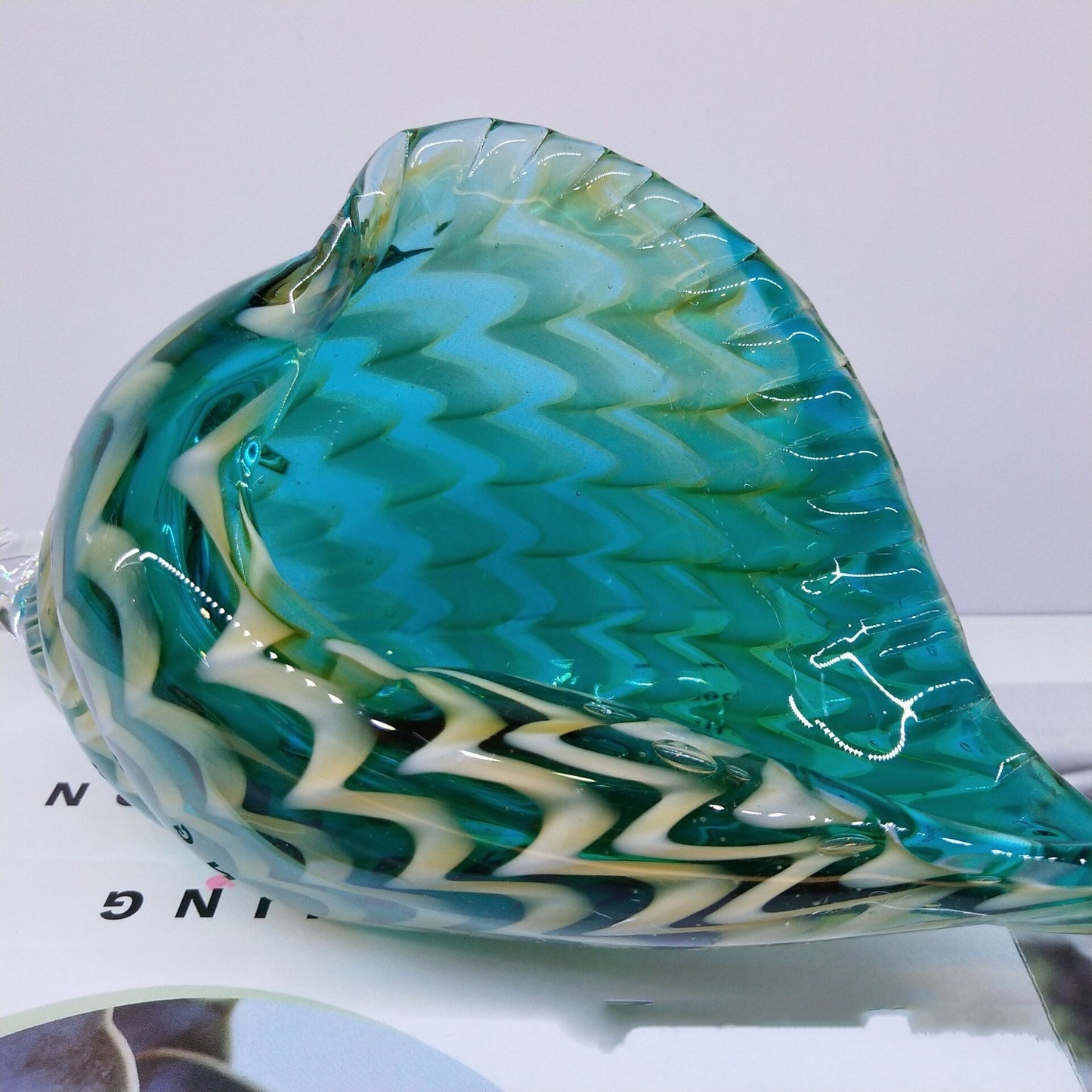 Creative Glass Conch Decoration Creative Fruit Plate Ashtray