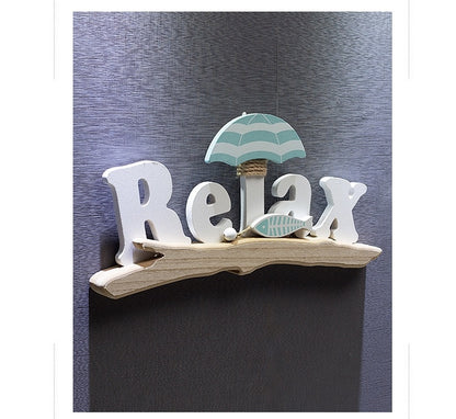 Mediterranean Creative Rest Beach Card Ornaments Dual-use