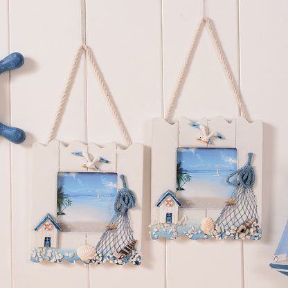 Hanging Mediterranean Photo Frame Wall Pendant