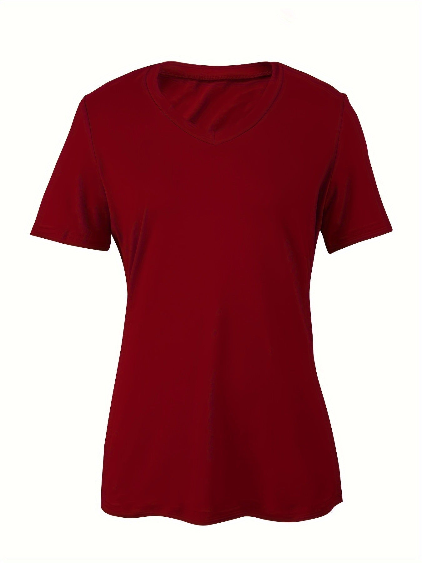 Women's V-neck Slim-fit Top T-Shirt