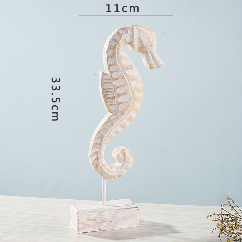 Home decor starfish seahorse conch living room