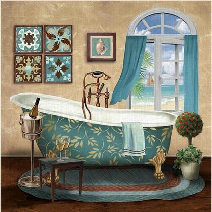 Retro Canvas Painting Mural Poster Wall