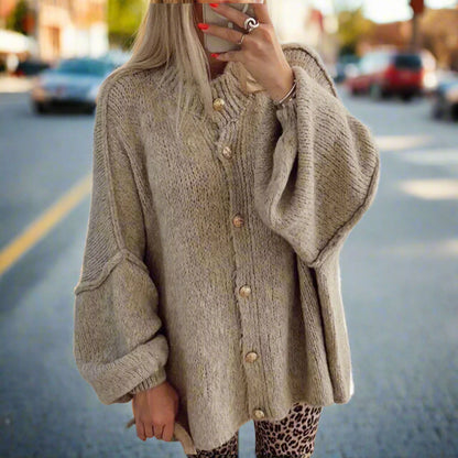 French Loose Cardigan