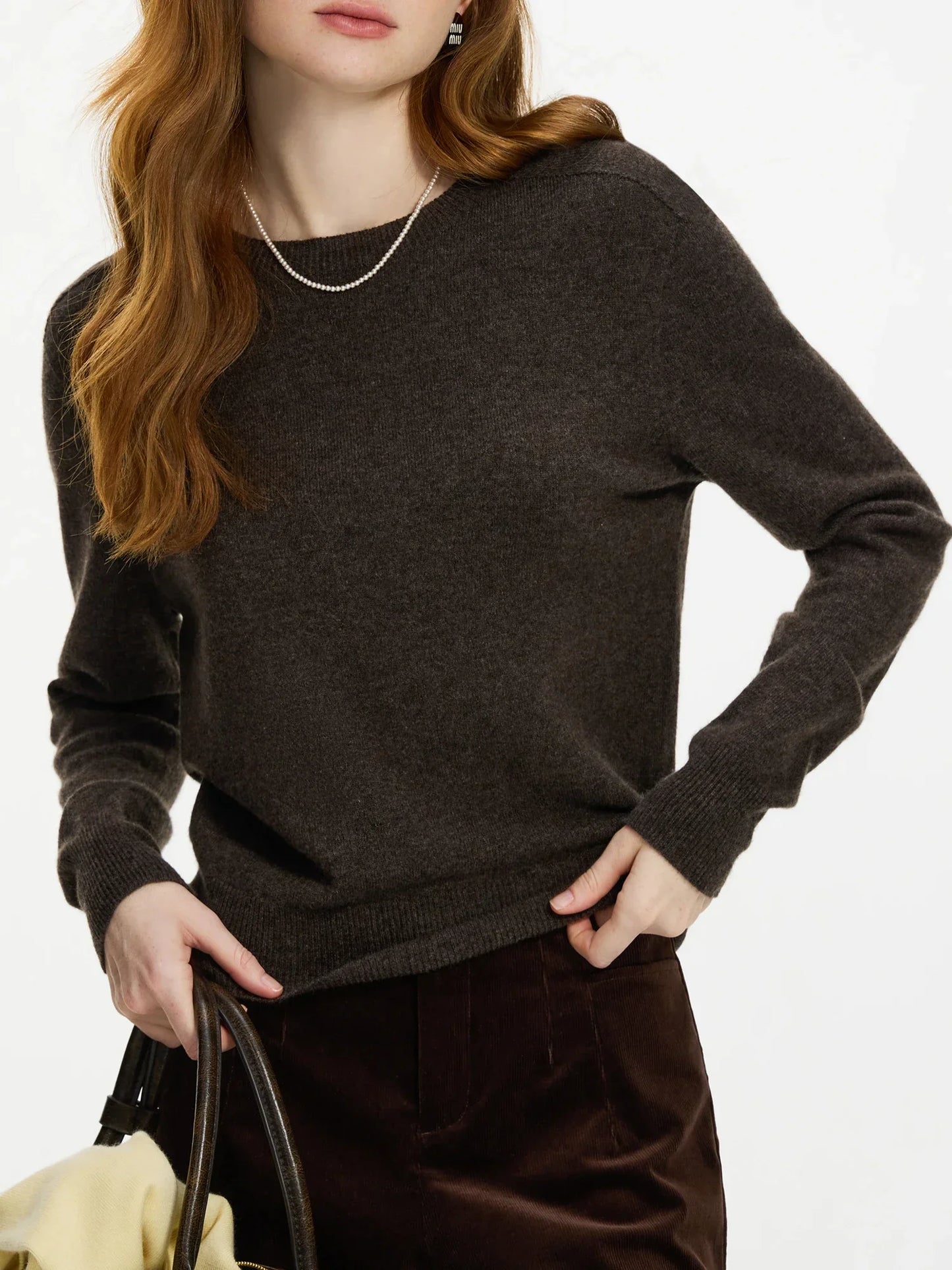 Pure Wool Seamless Knit Sweater