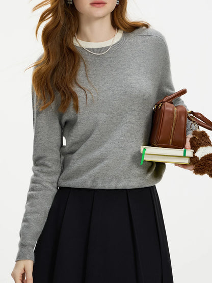 Pure Wool Seamless Knit Sweater