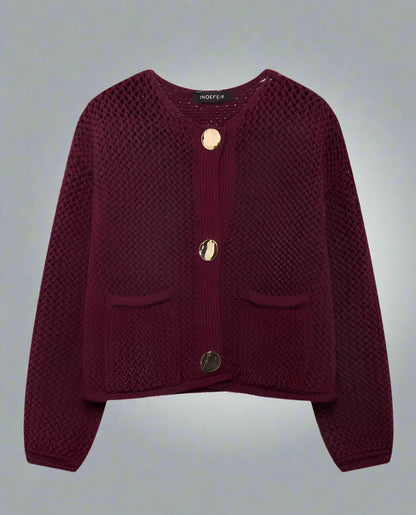 Vintage Wine Red Sweater