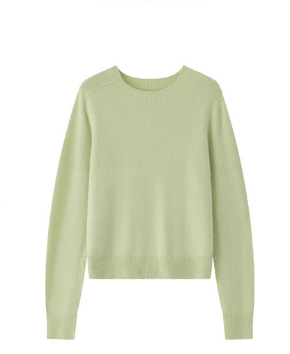 Pure Wool Seamless Knit Sweater