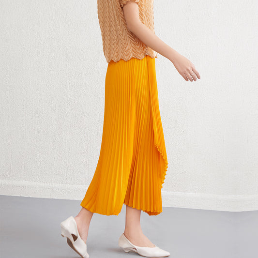 Women's Pleated Skirt High-end Drape