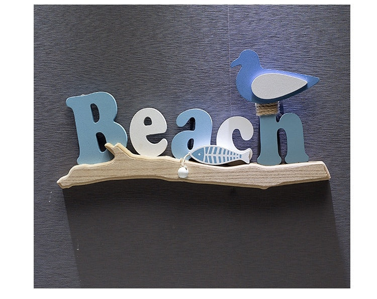 Mediterranean Creative Rest Beach Card Ornaments Dual-use