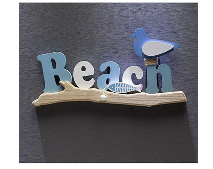 Mediterranean Creative Rest Beach Card Ornaments Dual-use