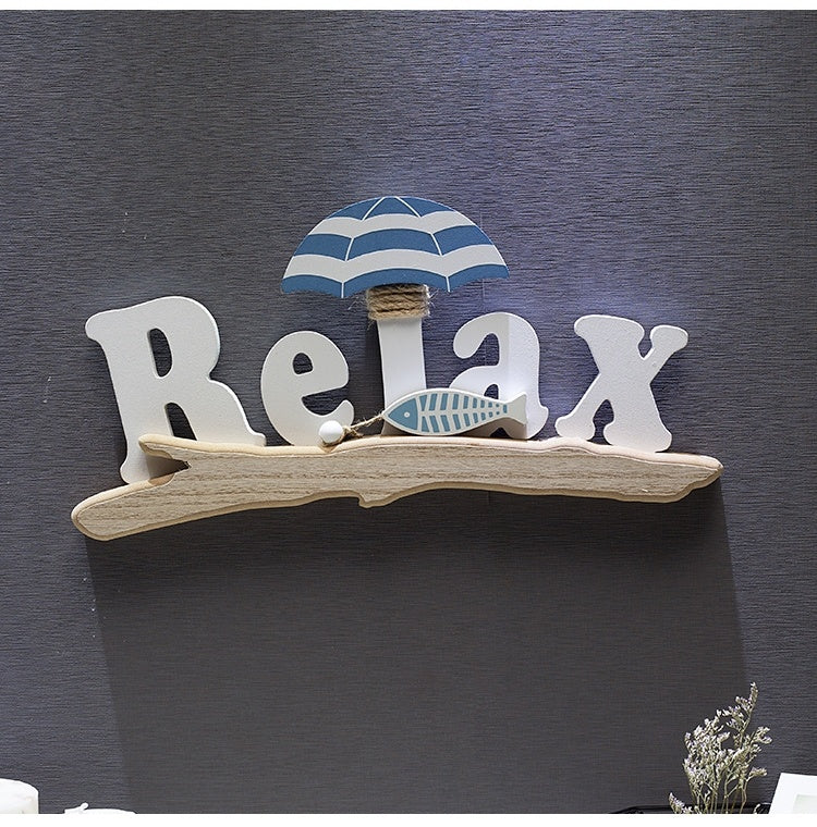 Mediterranean Creative Rest Beach Card Ornaments Dual-use