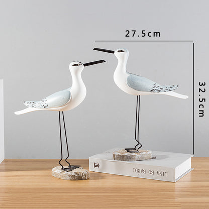 Mediterranean Ocean Style Seagull Seabird Decorative Ornament